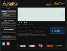 Tablet Screenshot of kairointernational.com